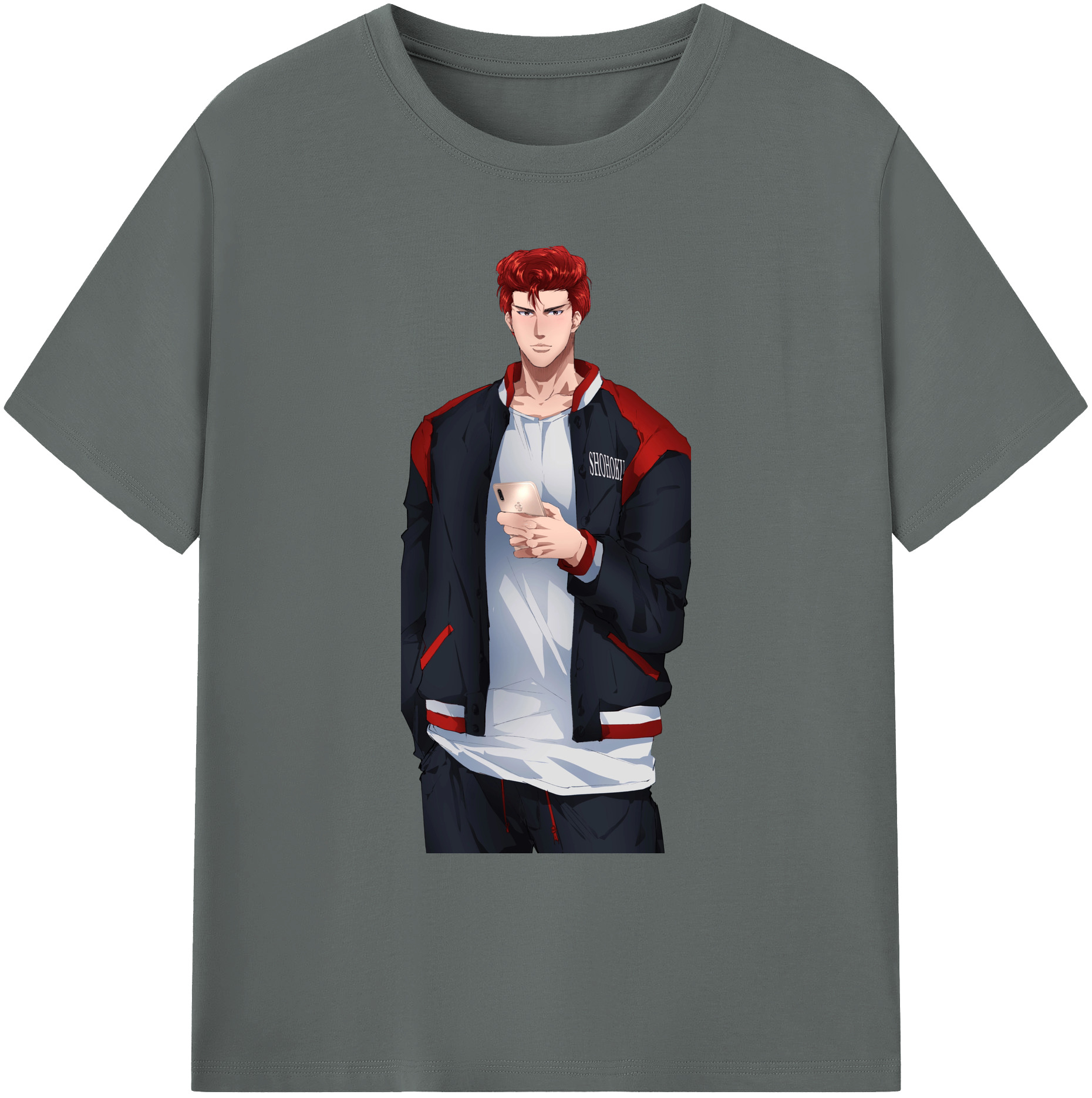 （画像用） SLAM DUNK／スラムダンク 綿100％ メンズ半袖Tシャツ｜肌触りやわらか＆通気性